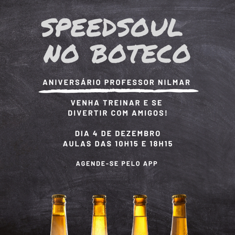 Dia 4/12 tem SpeedSoul no Boteco