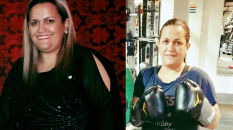 Luciana: - 12 Kg em 4 meses.