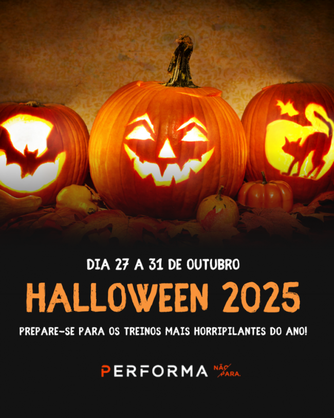 Halloween 2025 na Performa Academia: Desperte a Criatura Mais Forte Que Existe em Você!